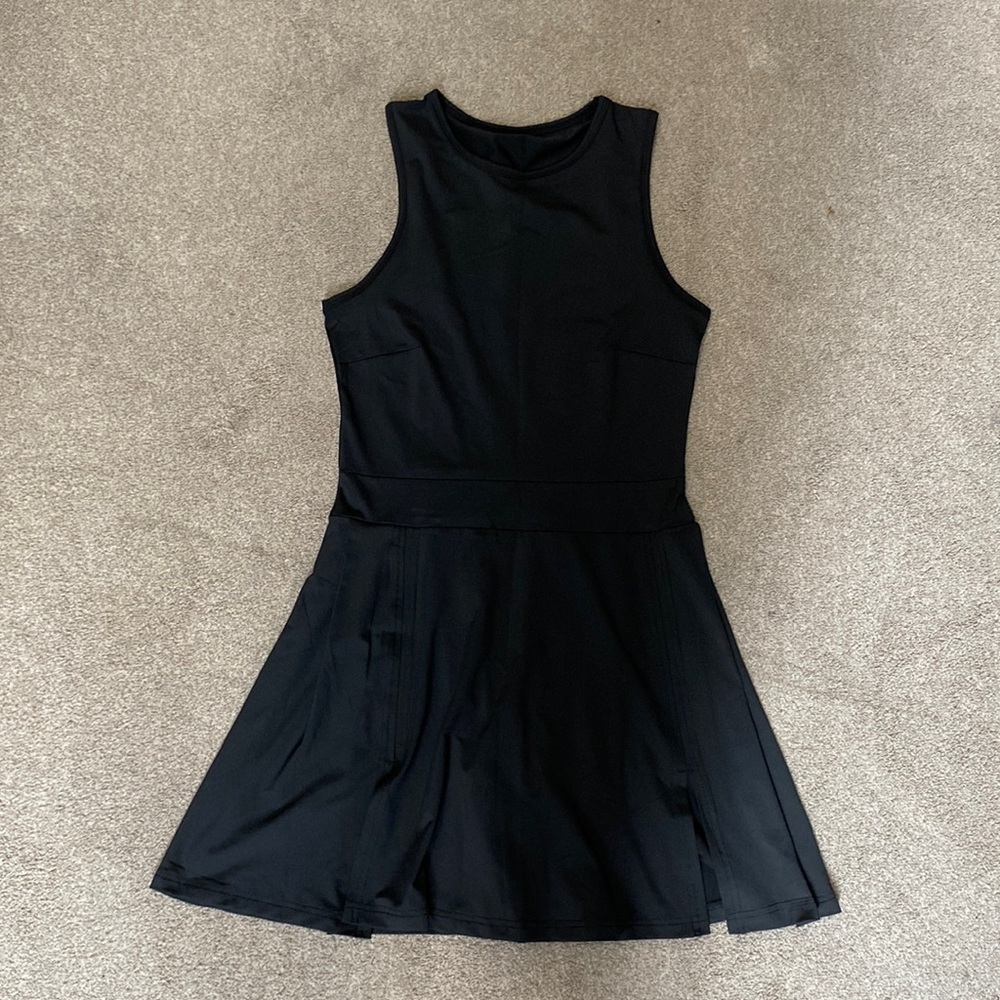 SHEIN Black Athletic Sleeveless Tennis Dress Size‎ S